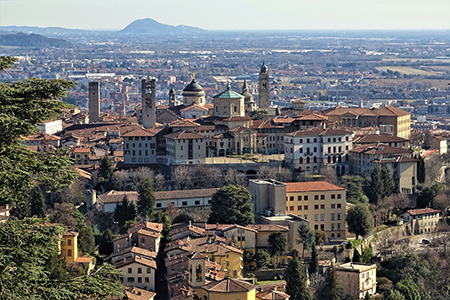 Parco dei Colli di Bergamo, anello dal Monastero di Astino a San Vigilio-Città Alta il 6 febbraio 2020 - FOTOGALLERY